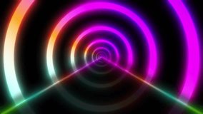  animation of light tunnel stage for your video backgrounds, concert visual performances, presentations, dance parties, music clips, projection mapping, nightclubs, corporate events