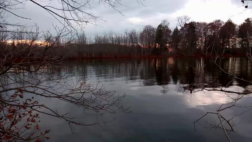Sundown at Beaver Lake in Baldwinsville, New York