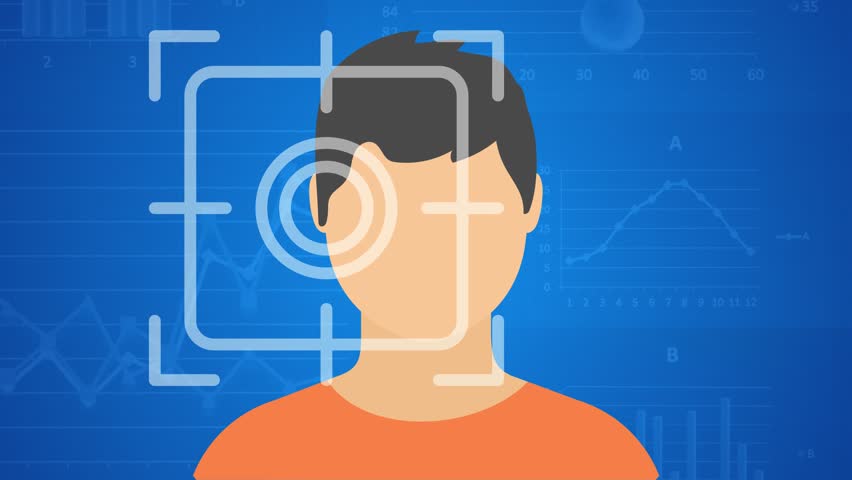 Face detection animation face id Biometric Facial Recognition future security - Powered by Shutterstock - Get 15% off with code: PIKWIZARD15