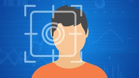 Face detection animation face id Biometric Facial Recognition future security - Powered by Shutterstock - Get 15% off with code: PIKWIZARD15