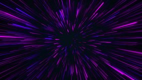 Abstract background in blue and purple neon glow colors. Speed of light in galaxy. Explosion in universe. Space background for event, party, carnival, celebration, anniversary or other. 4K. - Powered by Shutterstock - Get 15% off with code: PIKWIZARD15