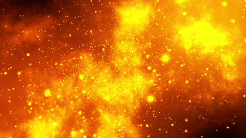 Fire Particle Embers Background. Particles Glitter Background. Golden Particle Background. Seamless Loop Royalty-Free Stock Footage #3493410891