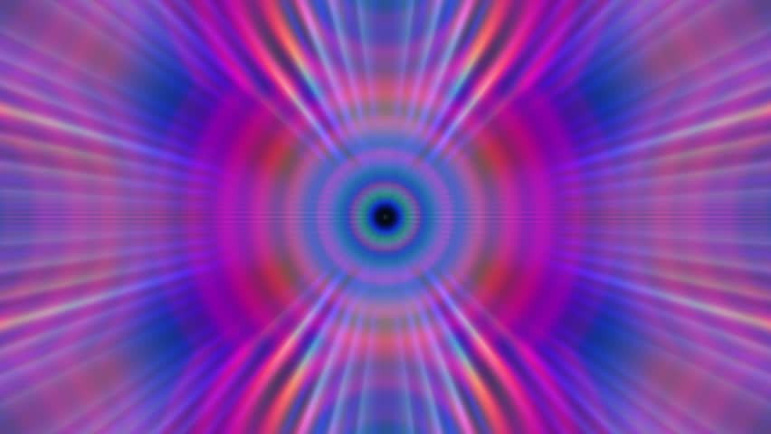 Abstract colorful holographic prism concentric circle wave lines animation. Bright iridescent seamless loop motion graphics. Soft rainbow psychedelic, hypnotic, mysterious, peaceful background video Royalty-Free Stock Footage #3493471705
