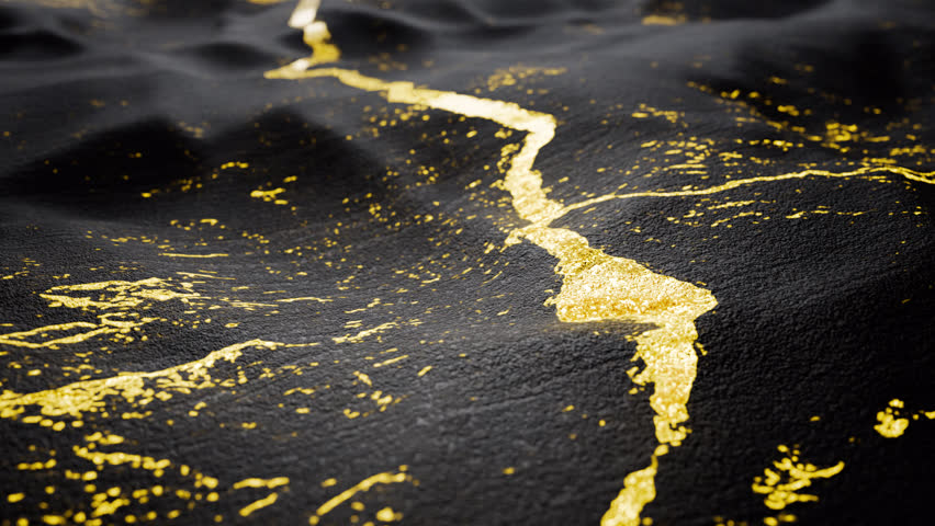 Endless Gold Line, Full HD 1920×1080. 08 Second Long.