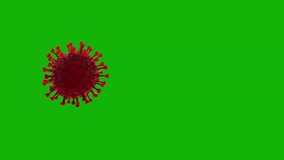 Virus top quality animated green screen 4k, 3D Animation, Ultra High Definition, 4k video Premium Quality