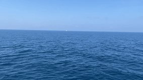 Slow Motion Video of Blue Sea Waves, Slow-Mo Footage of Ocean Waves during Summer
