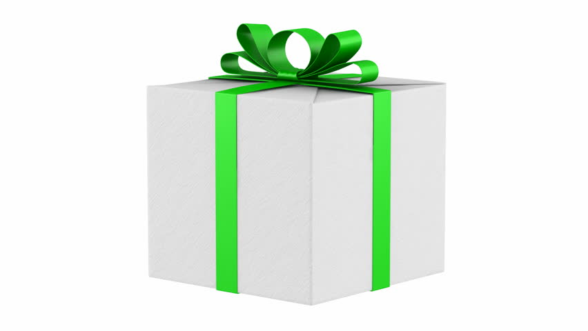 green gift ribbon