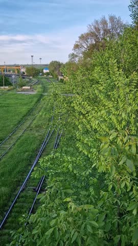The wagons transposition point of the Moldova railways in Ungheni city. The place of changing the gauge of train wheels from soviet USSR lines to modern European, located at the borden with Romania