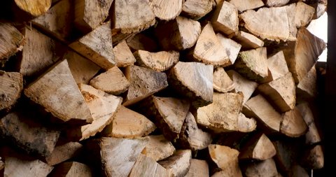 firewood for winter for home heating and cooking