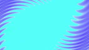 Flowing motion of lilac lavender blue curved flow on cyan background. Groovy summer animation with purple waves in seamless loop. Beach bar cocktail party. Hawaii vacation vibes. Abstract palm leaves - Powered by Shutterstock - Get 15% off with code: PIKWIZARD15