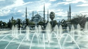 Time Lapse: The Blue Mosque (Sultan Ahmed Mosque), Istanbul - 4K UHD Video