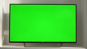 Green screen televison video footage template 1