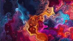Abstract background of water waves, waves, water ripples, marble, moving colorful liquid paint. 
Colorful marble liquid waves. Beautiful liquid art 3D Abstract Design Colorful marble video