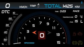 The dashboard of the motorcycle with the main indicators . - Powered by Shutterstock - Get 15% off with code: PIKWIZARD15