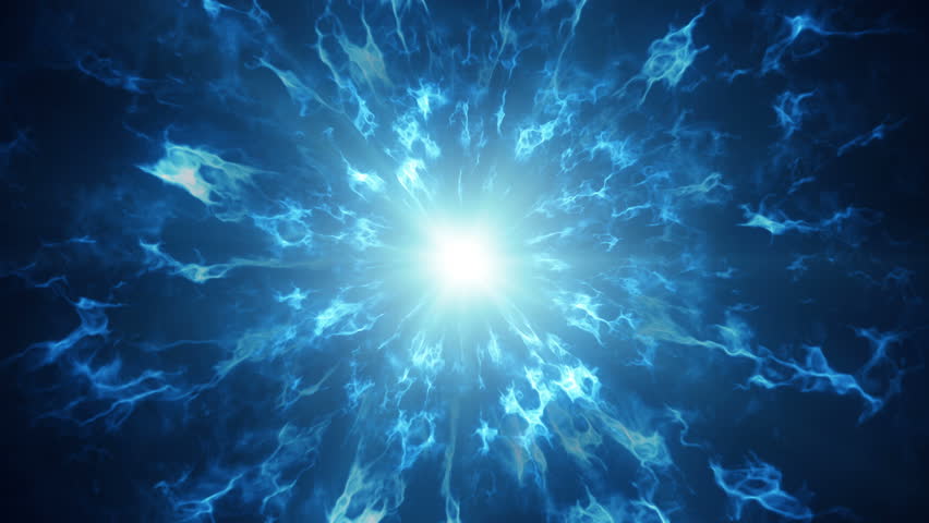 Fractal blue plasma waves. Abstract science fiction futuristic concept. Computer generated seamless loop animation 4k (4096x2304) | Shutterstock HD Video #34964905