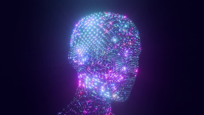 looped 3d animation. psychology, cognition, analysis, meditation