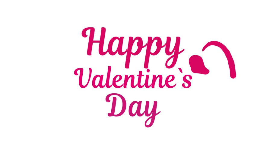 Happy Valentines Day Writing Happy Valentines Day Writing Text Animation Stock Footage Video (100%  Royalty-Free) 34965799 | Shutterstock
