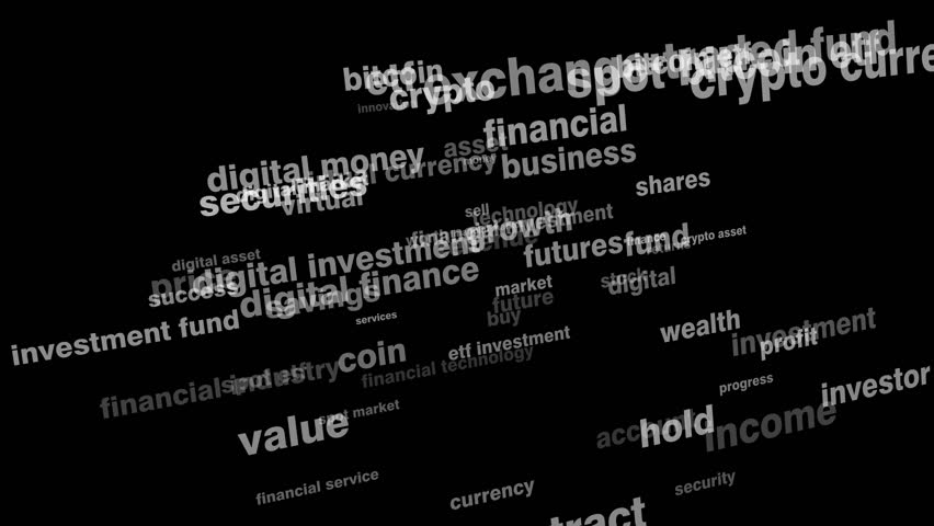 Bitcoin etf investment on black background future financial opportunity for digital money worth investment with potential returns in cryptocurrency market Royalty-Free Stock Footage #3496685411