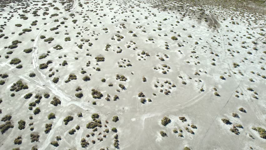 The Stunningly Beautiful Arid Desert Scenery of Baja California Sur, Mexico - Aerial Drone Shot