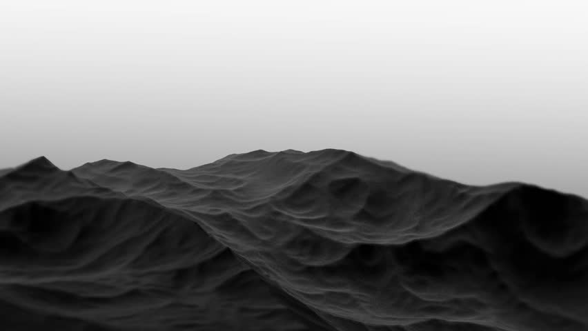 Black mountain,colorless rocky mountain range,gloomy mountain at dusk,animation.3D render - Powered by Shutterstock - Get 15% off with code: PIKWIZARD15