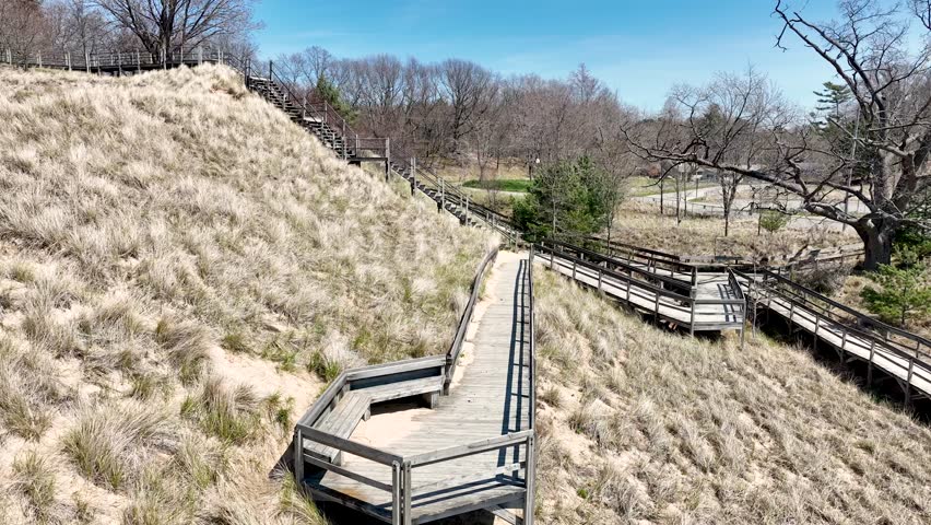 Boardwalk and scenic lookout point.