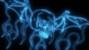 Flaming Skull with Fire Wings - Powered by Shutterstock - Get 15% off with code: PIKWIZARD15