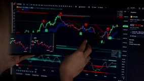 Analyze Growth Stocks Fund Crypto Coin Trend. Cryptocurrency Trading Chart On Mobile Phone. Bitcoin Price Chart Digital Exchange. BTC ETH Trading Online Graph. Forex Crypto Currency Financial Trader - Powered by Shutterstock - Get 15% off with code: PIKWIZARD15