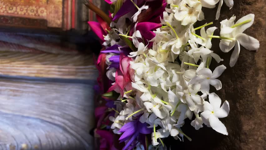 The Buddha Temple in Sri Lanka. The Buddha statue. A sacred place in Sri Lanka