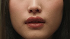 Close up face in details female toothy white oral dental smile teeth healthy client model young girl Asian chinese korean unrecognizable woman beauty lips mouth joyful cheerful emotions happy smiling - Powered by Shutterstock - Get 15% off with code: PIKWIZARD15