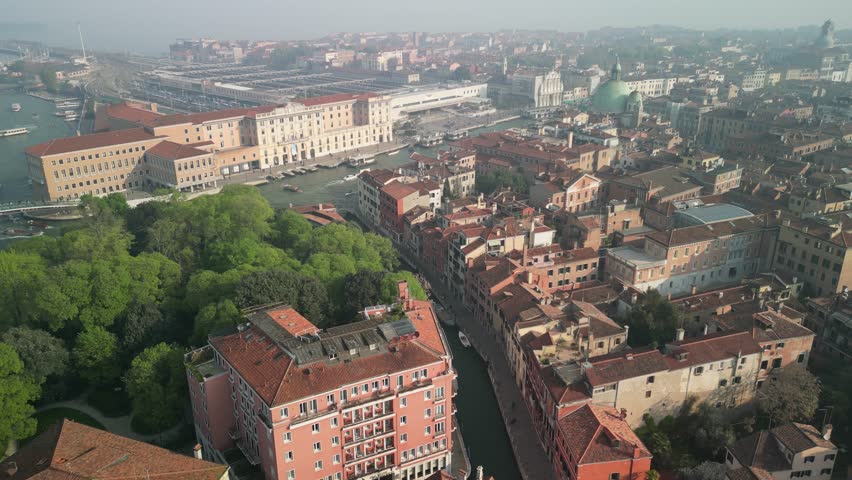 Venice from above city ​​view Italy