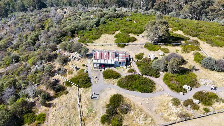 Craigs Hut Victorian High Country Aerial Footage