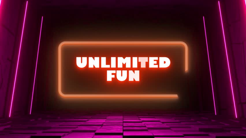 UNLIMITED FUN Neon Titles V3