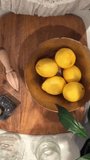 Making Fresh Lavender Lemonade video clips