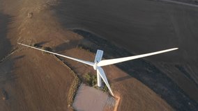 4k videos of windmills at sunset