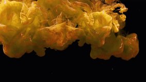 4K ,Color paint drops in water , abstract color mix , drop of Ink color mix paint falling on water Colorful ink in water, Ink splash swirling underwater isolated, 4K footage - Powered by Shutterstock - Get 15% off with code: PIKWIZARD15