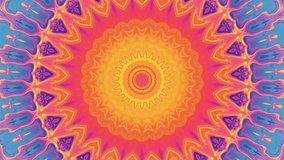 concert, colorful mandalas, stage designs, projection mapping, VJ loop, music clip ,creative design, vibrant colors, dynamic background, Party, Psychedelic patterns, abstract visuals, Kaleidoscope