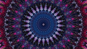 VJ loop, music clip ,creative design, Kaleidoscope, dynamic background, colorful mandalas, concert, projection mapping, stage designs, Psychedelic patterns, abstract visuals, Party, vibrant colors