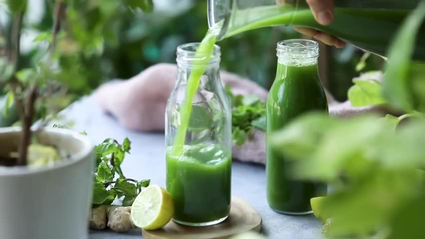 Healthy Green Juice - rejuvenating, antioxidants, refreshing, vitality, well-being, detox, homemade, organic, cleansing, nutritious, hydration. This refreshing juice promotes vitality and well-being.
