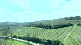 train trip in Italy Roman hills around the capital Rome. High quality 4k footage - Powered by Shutterstock - Get 15% off with code: PIKWIZARD15
