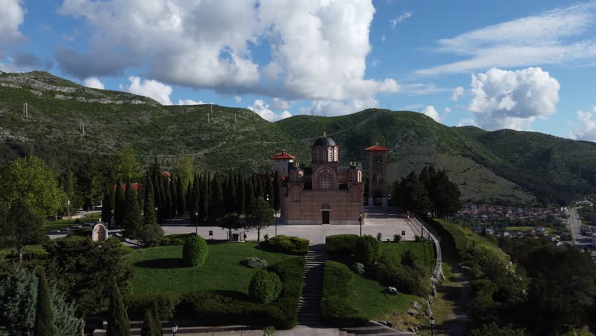 The orthodox church Hercegovacka Gracanica in town Trebinje