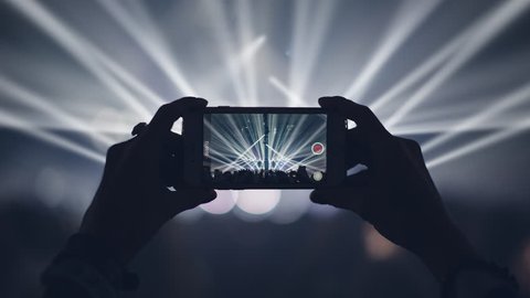 Concert live streaming mobile phone 4K