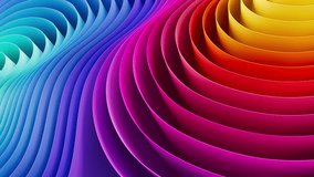 3D motion rendering of an abstract background of smooth lines of multi-color spline waves that move in a loop in a 4K 60fps resolution. - Powered by Shutterstock - Get 15% off with code: PIKWIZARD15