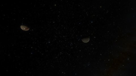 Charon Moon and Pluto Kuiper Belt