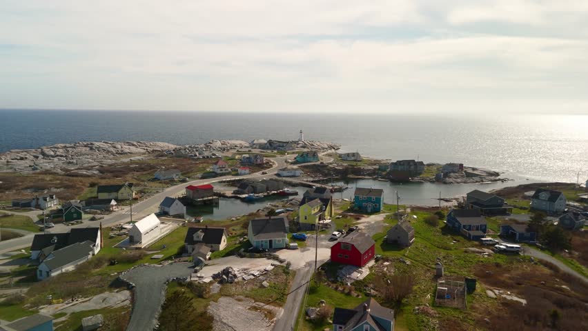 Cinematic drone view of Scenic Peggy