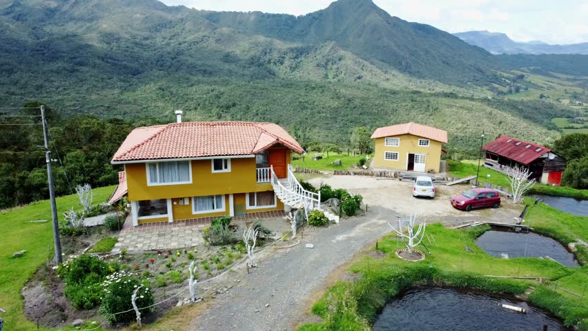 beautiful landscape middle in the mountains 