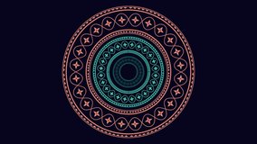 Seamless pattern mandala spinning 4k animation video - Powered by Shutterstock - Get 15% off with code: PIKWIZARD15