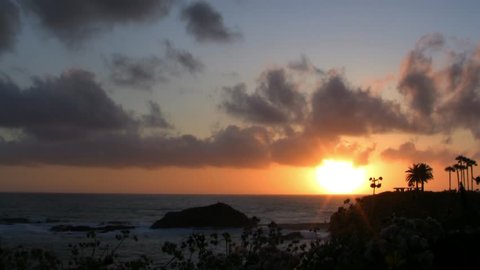 Sunset in Laguna Beach Time-Lapse