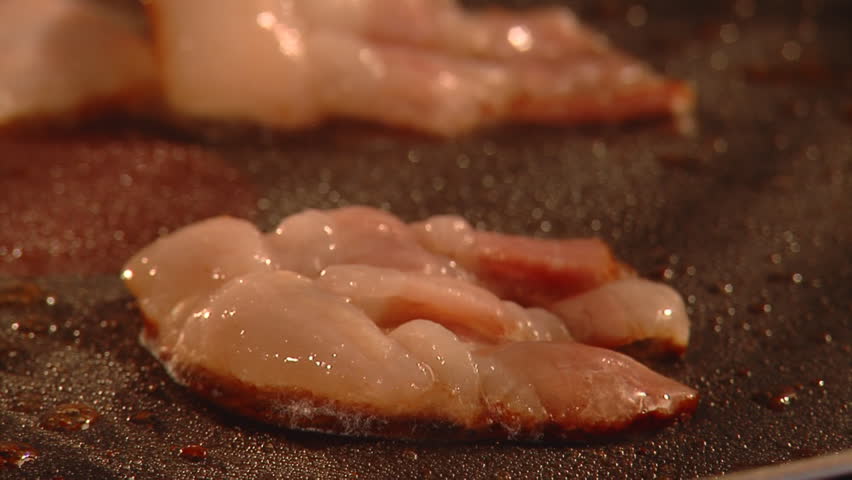 Sequence of time lapse shoots of frying eggs and bacon | Shutterstock HD Video #350092