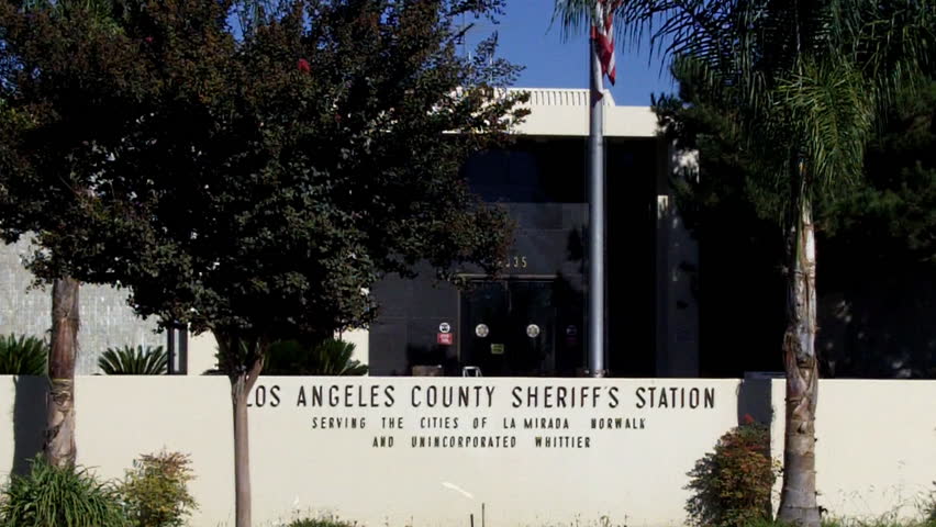 NORWALK, CA - February 23, 2013: The Los Angeles County Sheriff station circa