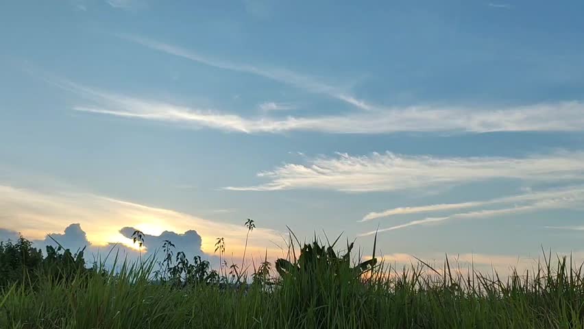 Scenic view of sky at dusk